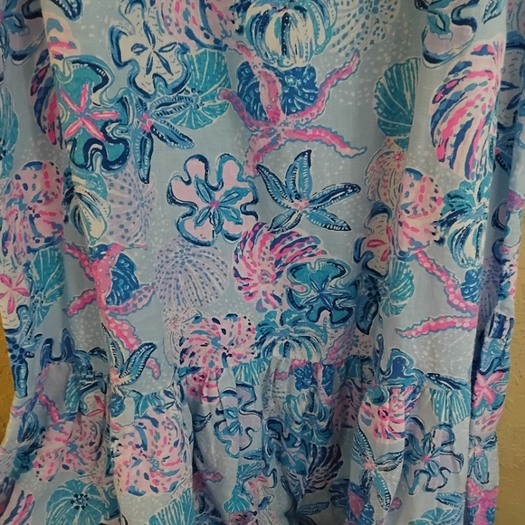 Lilly Pulitzer Amerie Linen Midi Dress - NWT - Size Large - Picture 3 of 5